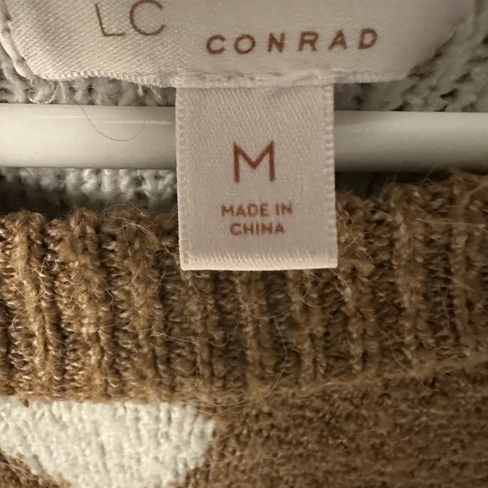 Laura Conrad Brown Polka Dot Sweater - Picture 3 of 3